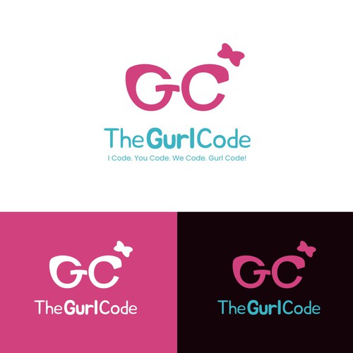 Ultimately the Cutest Dopest Techiest Logo & Website for Girls!!! Design by kubusIDE