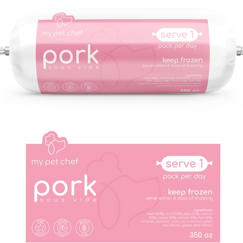 Premium Fresh Dog Food Design by Totoya