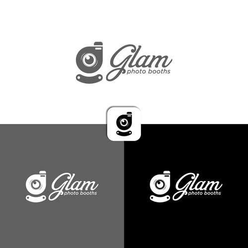 Logo for a photo booth business Design by designbymakka