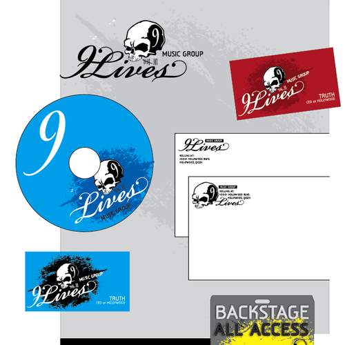 Design di 9 Lives Music Group Record Label LOGO di doby75