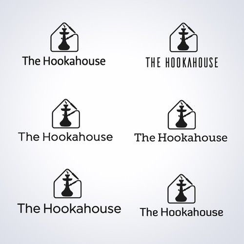 "Thehookahouse" winning Logo design
