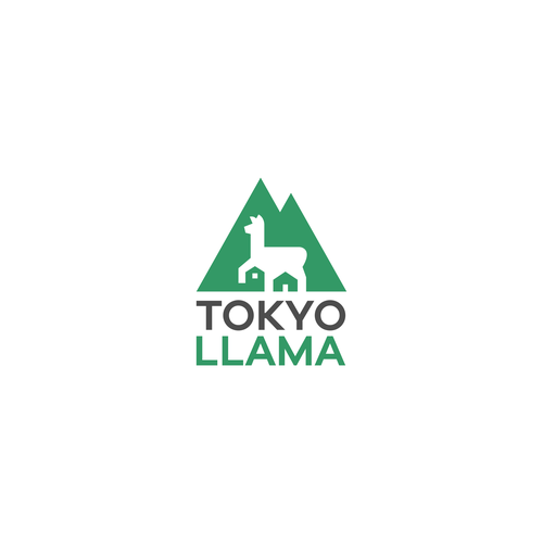 Outdoor brand logo for popular YouTube channel, Tokyo Llama Diseño de Pixelmod™
