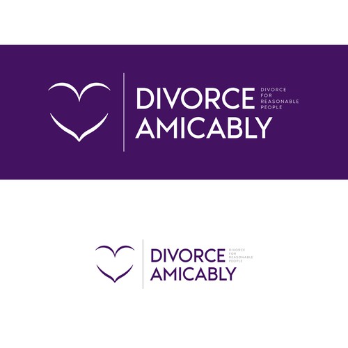 Logo for a new, healthy way for reasonable people to divorce Design by OneDesigns