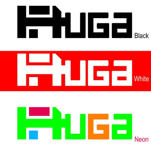 Huga Logo HUGO Blue Nugibol T Shirt White