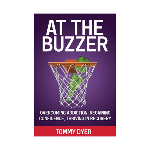 Book cover for inspirational, comeback story out of addiction into recovery! Design by DezignManiac