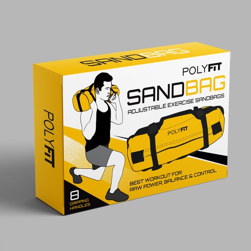 Create EYE-CATCHING packaging design for a Fitness Product! Design by Manthanshah