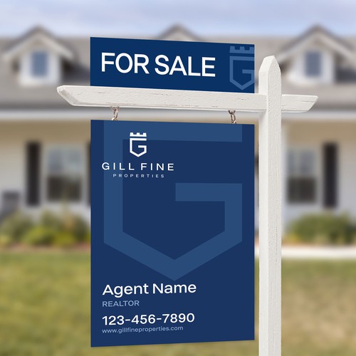 Design yard signs for up and coming luxury real estate brokerage Design by SoftSkills