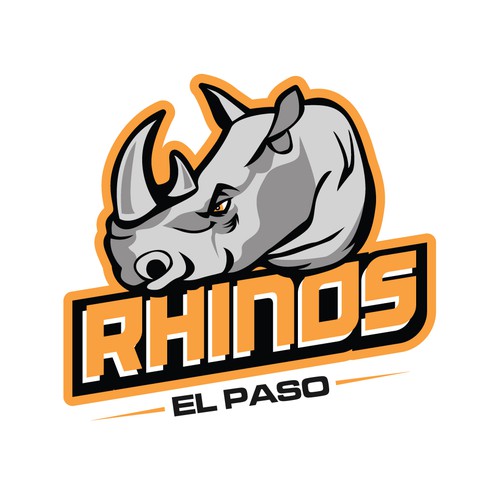 Design a supplementary logo for the el paso rhinos! | Logo design contest |  99designs