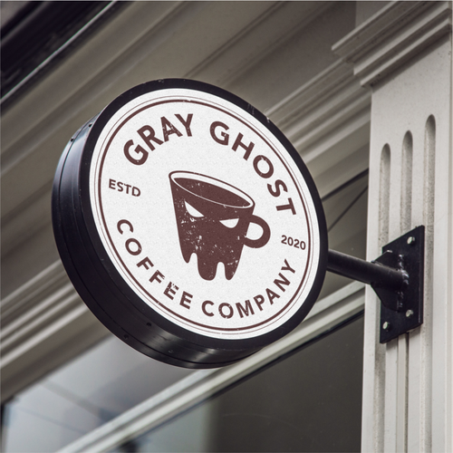 Spooky logo to appeal to premium coffee drinkers Design by samsoel