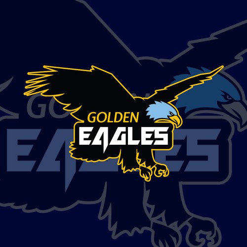 Basketball Team Logo for the 'Golden Eagles' (fast-tracked contest)!-ontwerp door Web Hub Solution