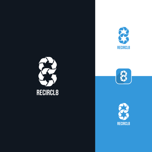 Recycling Company Logo Design Design by satwz™