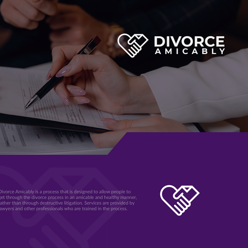 Logo for a new, healthy way for reasonable people to divorce Design by ✅ dot