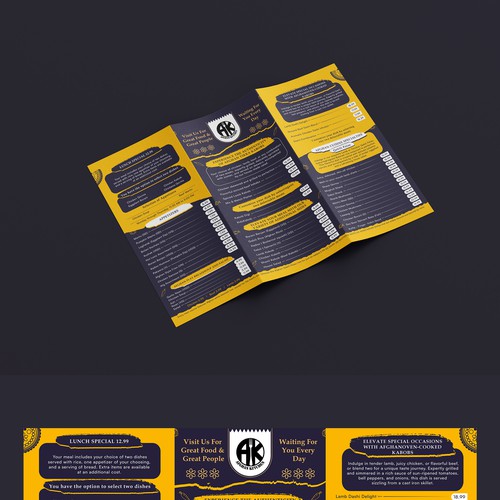 Menu contest entry by SarpStudio