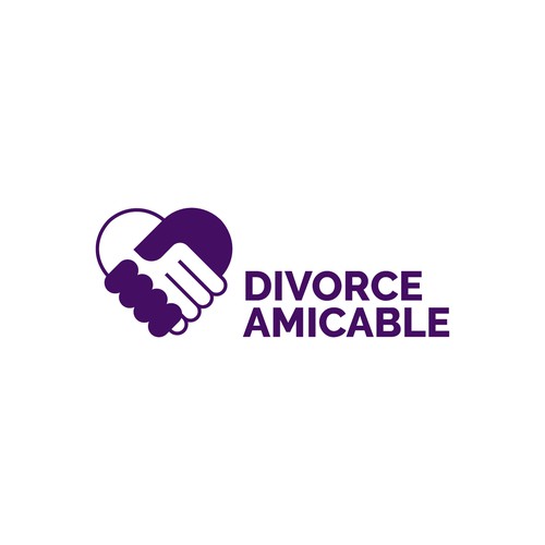 Logo for a new, healthy way for reasonable people to divorce Design by diegocb