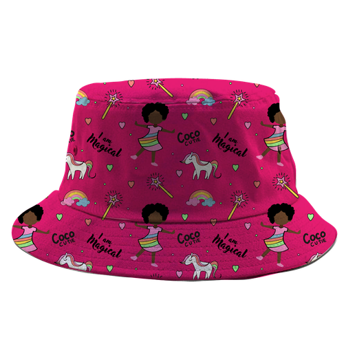 Bucket Hat Designs for Girls (black culture theme) Design by ash00 Designs