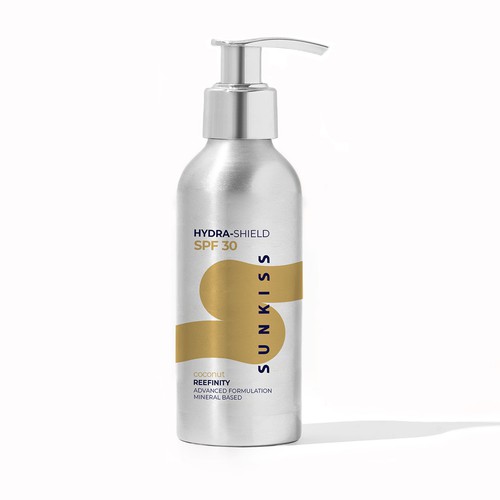 Luxury Sunscreen Label Design by bilyanas