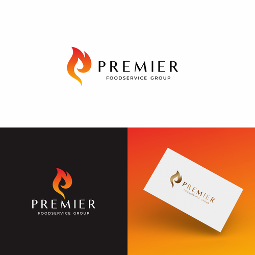 Fiery Logo for a Foodservice Manufacturer Representative Design by SweetCactus