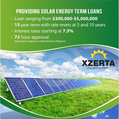 Flyer design for a Solar Energy firm Design by Neonka