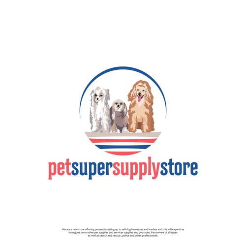 Design a Logo a up and comming  online pet supply store Design réalisé par Unique V Designs