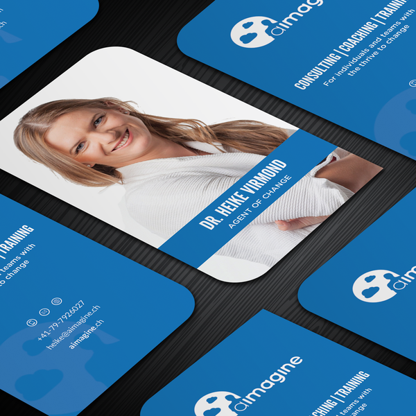 Design by zalkyn titled "Business Card for Aimagine"