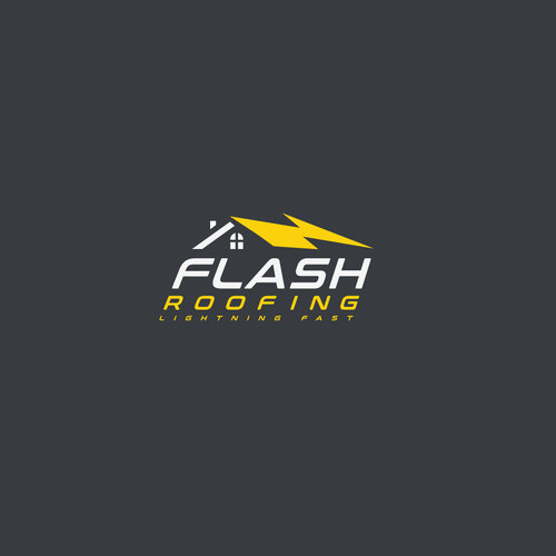 Compete to create a logo for Flash Roofing! Design by Rexboi