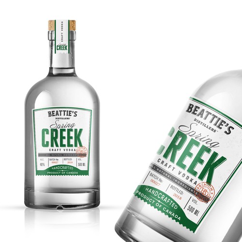 New Craft Vodka Design by c.art.e blanche