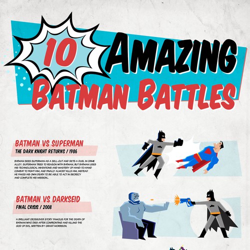 Create The Ultimate Comic/Pop-Culture Infographic Réalisé par Pinch Studio