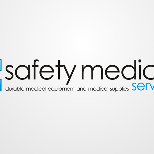Logo for Medical Supply Company to convey CUSTOMER SERVICE Logo