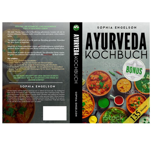 Book-Cover for Ayurveda Cookbook - Cover für Ayurveda Kochbuch Design by JervyDesign