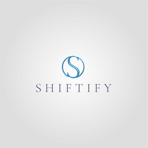 Minimalist and modern logo design for modern work shift management application Design by DariusJ