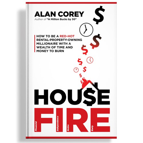 Eye-catching BOOK COVER with REAL ESTATE and EARLY RETIREMENT focus Design by Sherwin Soy