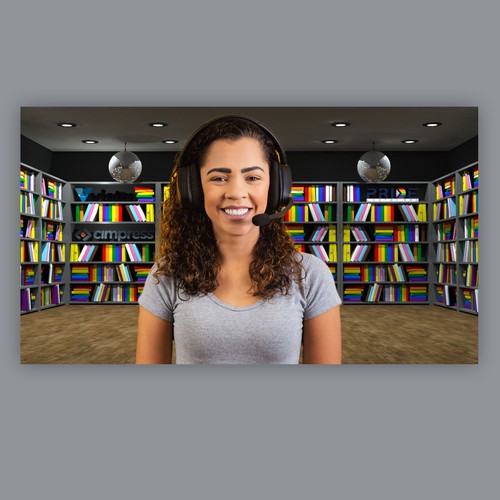 Virtual backgrounds for PRIDE month (multiple winners) Diseño de Mike Dicks