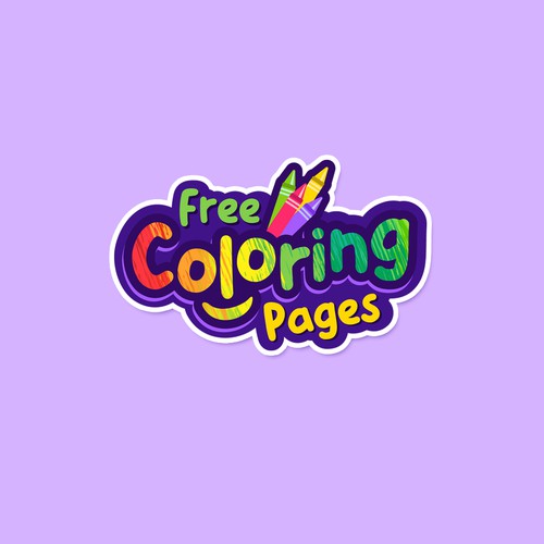 Help us create a logo for our coloring website! Design by Alfa Design.