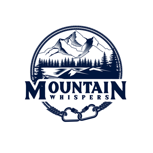 Design a mountain logo for a podcast on mountain sports Design by Night Hawk