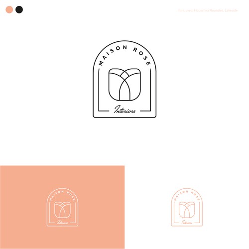 Interior Design firm looking for a modern, simple and fresh neutral logo. Diseño de bsti.design