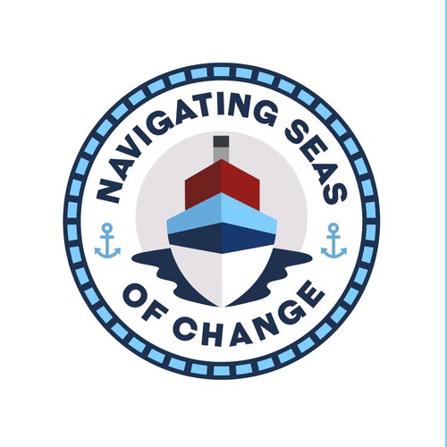 Nautical themed conference logo! Design by Harleen™