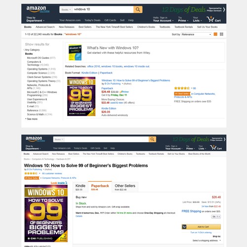 Create a *UNIQUE and BOLD Cover* for a Computer Book on Windows 10 (ebook and paperback) Design by GusTyk