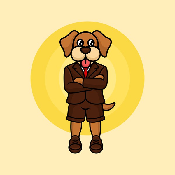 Design by R1SIGN titled "Dog Mascot Design"