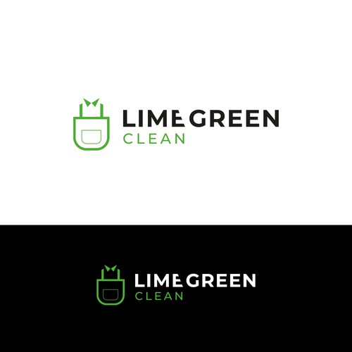 Lime Green Clean Logo and Branding Ontwerp door Pikapiedra