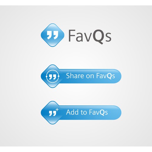 FavQs Logo Diseño de 600DPIX