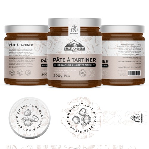 Help us find our new Hazelnut & Chocolate Spread Label Design von Dimario Moretti
