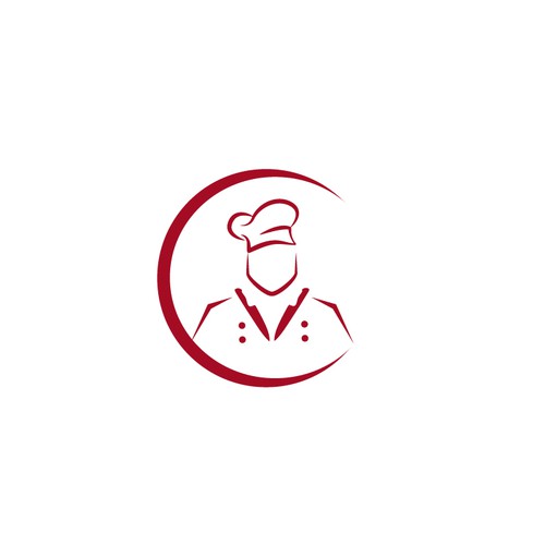 "CHEF": Food & Cooking Social Media Logo Design by playflowstudio