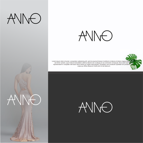 Craft a Unique Wordmark and Monogram for ANNO's Luxury Evening Wear Design von DLVASTF ™