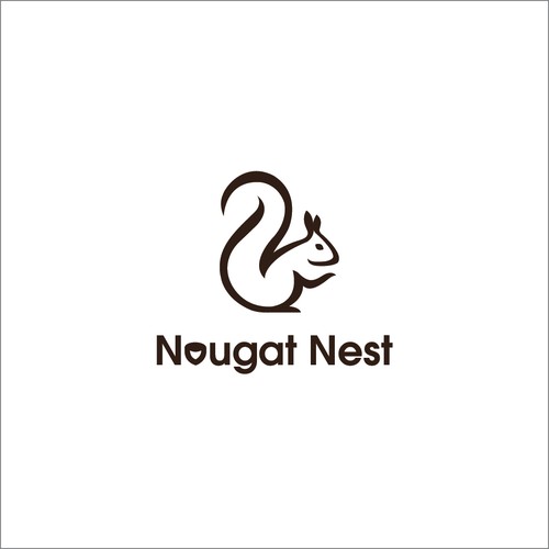 Simple yet elegant Squirrel design Diseño de Greycell design