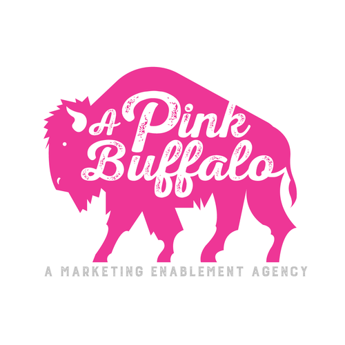 Create a fun, modern, GIRLY logo for A Pink Buffalo | Logo design contest