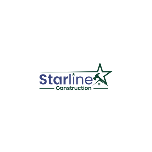 Starline Construction Logo Design by amarta_art®