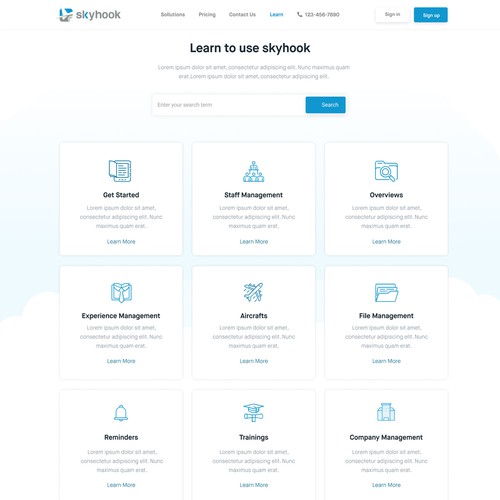 Designs | skyhook.is - website for the aviation professionals that like ...