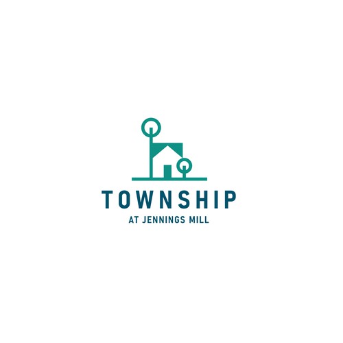 Logo design for new construction rental community of high-end townhomes Design by Waruna_S