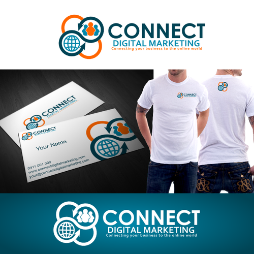 Create A Logo For A Fresh New Company Connect Digital Marketing Logo Design Contest 99designs