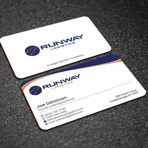 Design di Runway Logistics Business Card di Ellestudio™